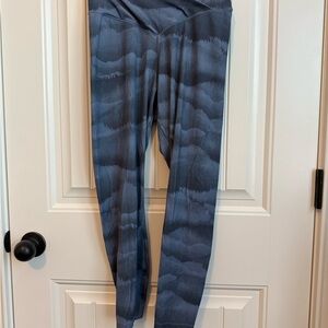 Soma Blue Patterned Leggings